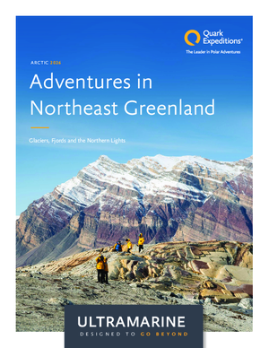 Quark Expeditions Ultramarine Adventures In Northeast Greenland Arctic 2026